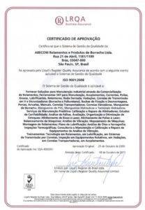 certificado ISO 9001 abecom 2008