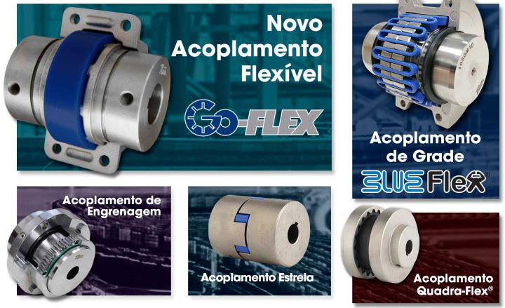 acoplamentos industriais - tipos e aplicações